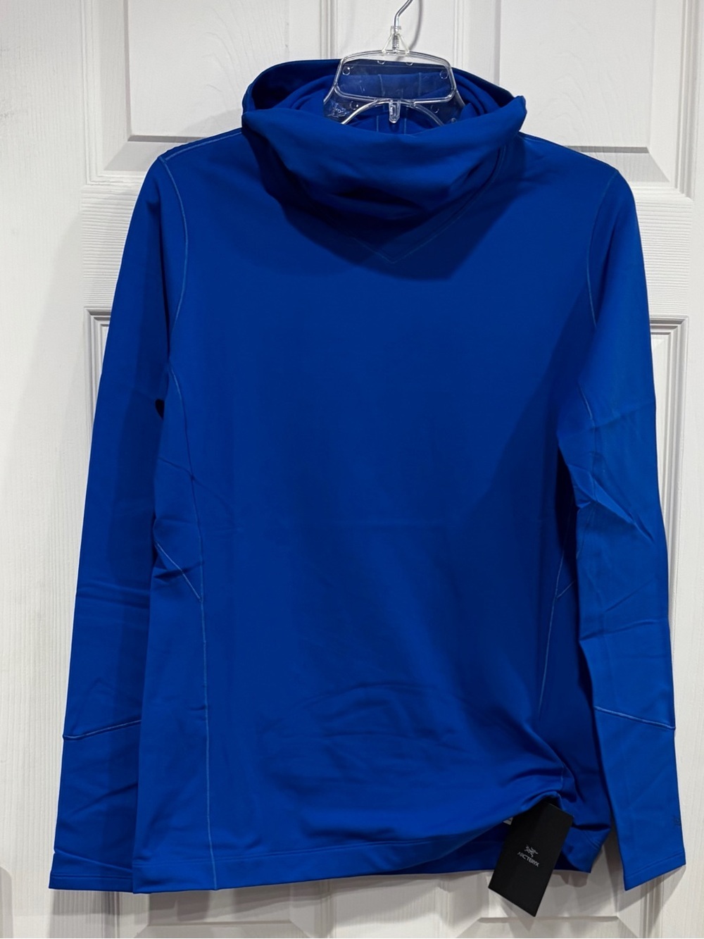 Arc’teryx Women's Large Rho Hoody Blue NWT Jacket Hood Base Layer Quick-Dry